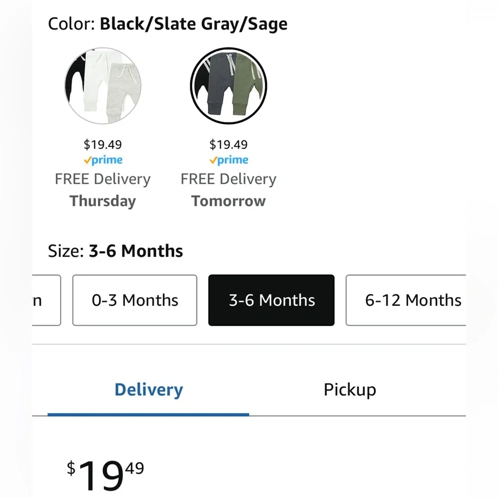 3-6 month baby pants bundle (10 pair) - Picture 7 of 7